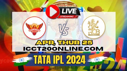 {IPL 2024} Sunrisers Hyderabad Vs Royal Challengers Cricket Live Stream slider