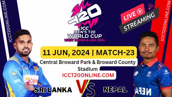 [Match-23] Sri Lanka Vs Nepal T20 World Cup Live Stream 2024