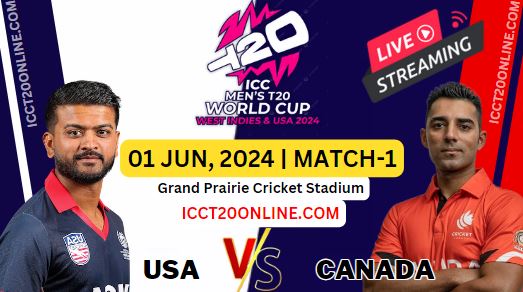 How to watch USA vs Canada T20 World Cup 2024 Live Stream