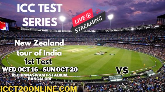 [Day 3-Test Series] India Vs New Zealand Cricket Live Stream 2024